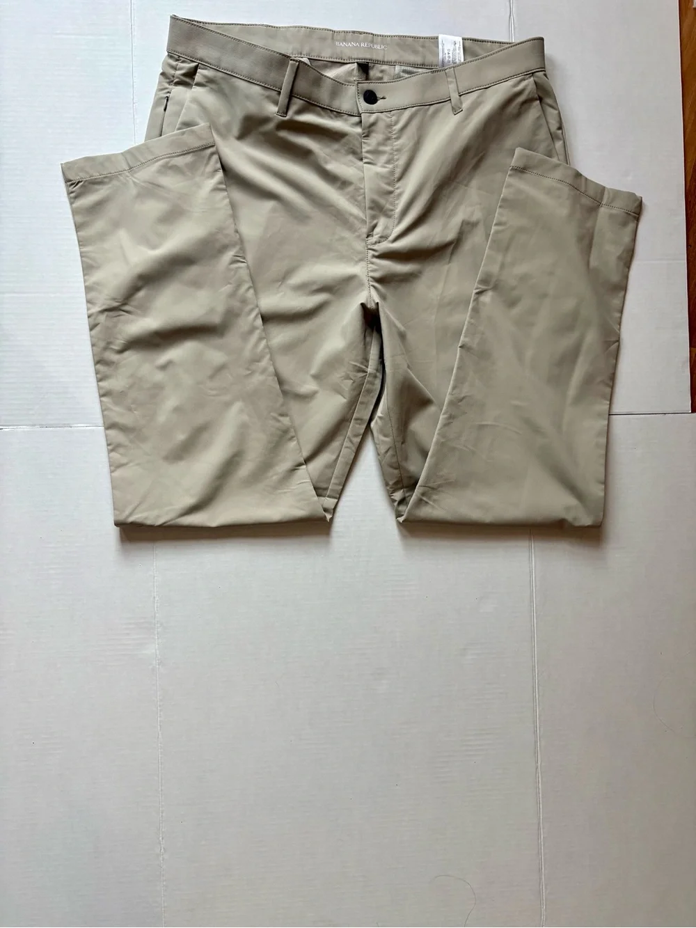 Banana Republic Slim Chino Pants in Light Beige